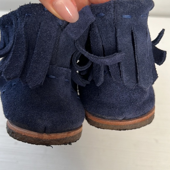 Splendid navy suede booties - Picture 4 of 5